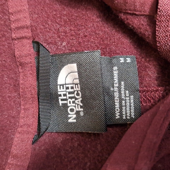 The North Face Jazzer Full Zip Extra Long Hoodie Size Medium in Oxblood Crimson - Picture 4 of 11